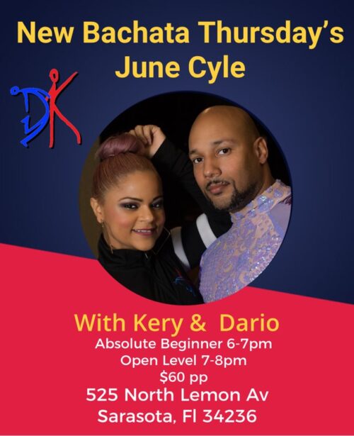 Bachata Tuesday's Open Level June Course 7-8pm