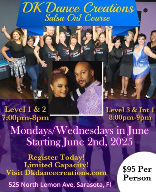 Salsa On1 Beginner 2 June (7:00-8:00pm)